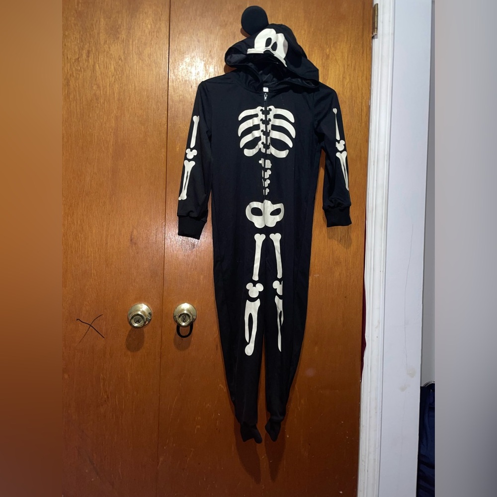 Disney Mickey Mouse Skeleton Costume